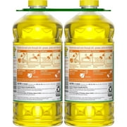 Pine-Sol 2X Concentrated Multi-Surface Cleaner Lemon Scent 60 Fl Oz (Pack of 2)