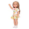 thumbnail image 4 of Children Vinyl Doll, 15 Inch Exquisite Girl Doll Birthday Gift Decoration  For Doll Collector For Home Bedroom Anggrek Girl Doll with Clothes, 4 of 8