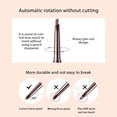 thumbnail image 4 of Double Head Automatic Eyebrow Pencil, Waterproof Lasting Eyebrow Pen with Brush, Retractable  Refill, Longlasting Sweat , Full Color Easy to Apply, Spiral Bru, 4 of 8