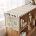 thumbnail image 6 of Table Runners 90 Inches Long Dress Scarves, Daisy Flower Farmhouse Coffee/Dining/Kitchen Table Runner for Living Room, Vintage Farmhouse Country Floral Plant 13x90 Inch, 6 of 9
