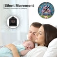 thumbnail image 6 of Fantasy Castle Wall Clock 10 Inch Silent Non Ticking Round Clock Decoration for Living Room Kitchen Bedroom Bathroom Office Classroom, 6 of 8