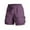 Purple, variant on Mlzmgr Mens Cargo Shorts with Multi Pockets Drawstring Elastic Waist 5 Inch Short Pants Summer Hiking Shorts