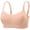 Beige, variant on Alun Bras for Women Integrated Wireless Push up No Underwire Seamless Comfort T Shirt Everyday Bralettes Full Coverage Sides Supportive Pure Color Sports Bra Coffee 40