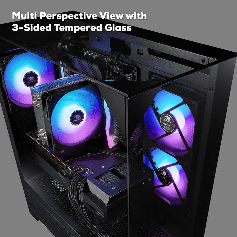 iBUYPOWER ESA7R77XT01 Gaming PC Desktop - AMD Ryzen 7 8700F