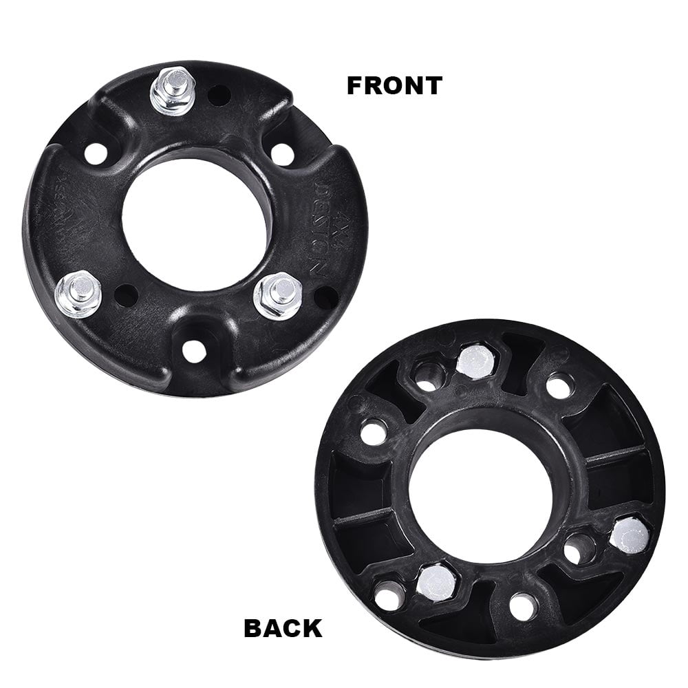 CROSSDESIGN 2" Molded Bolt Leveling Kit Fit for Ford F150 2009-2022 Black