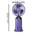 thumbnail image 2 of Fiudx Artículos en oferta con ofertas flash Ventilador de mano USB Mini ventilador portátil plegable Ventilador digital de oficina para estudiantes Pequeño ventilador de regalo, 2 of 2