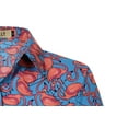 thumbnail image 4 of SSLR Womens Hawaiian Shirts Flamingo Short Sleeve Button Down Shirts Beach Aloha Tops, 4 of 8