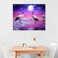 thumbnail image 2 of JRXY  Red Crowned Cranes Japan Birds Canvas Prints Poster Wall Art For Home Office Decorations  16x12in, 2 of 6