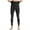 Black, variant on JIUKE Leggings for Men High Waist Long Johns Bottoms Thermal Underwear Slim Fitted Stretchy Warm Pants