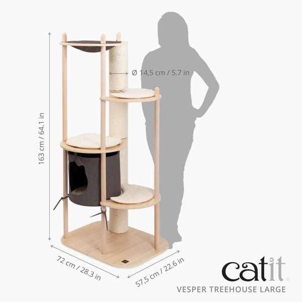Catit Vesper Cat Treehouse Furniture Large