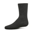 thumbnail image 2 of MeMoi Boys Basket Weave Patterned Combed Cotton Crew Socks - Boys - Male, 10-12, Gray, 2 of 11