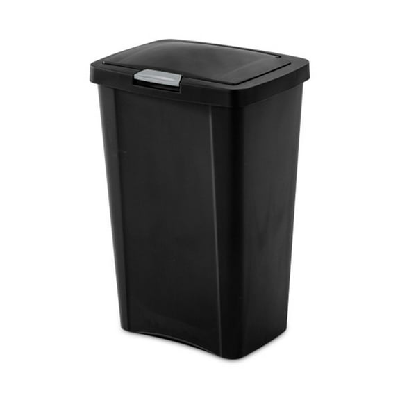 Sterilite 13 Gallon TouchTop Wastebasket with Titanium Latch, (16 Pack)