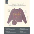 thumbnail image 6 of Modern Moments By Gerber Toddler Girl Sibling Matching Sweater, Sizes 12 Months - 5T, 6 of 8
