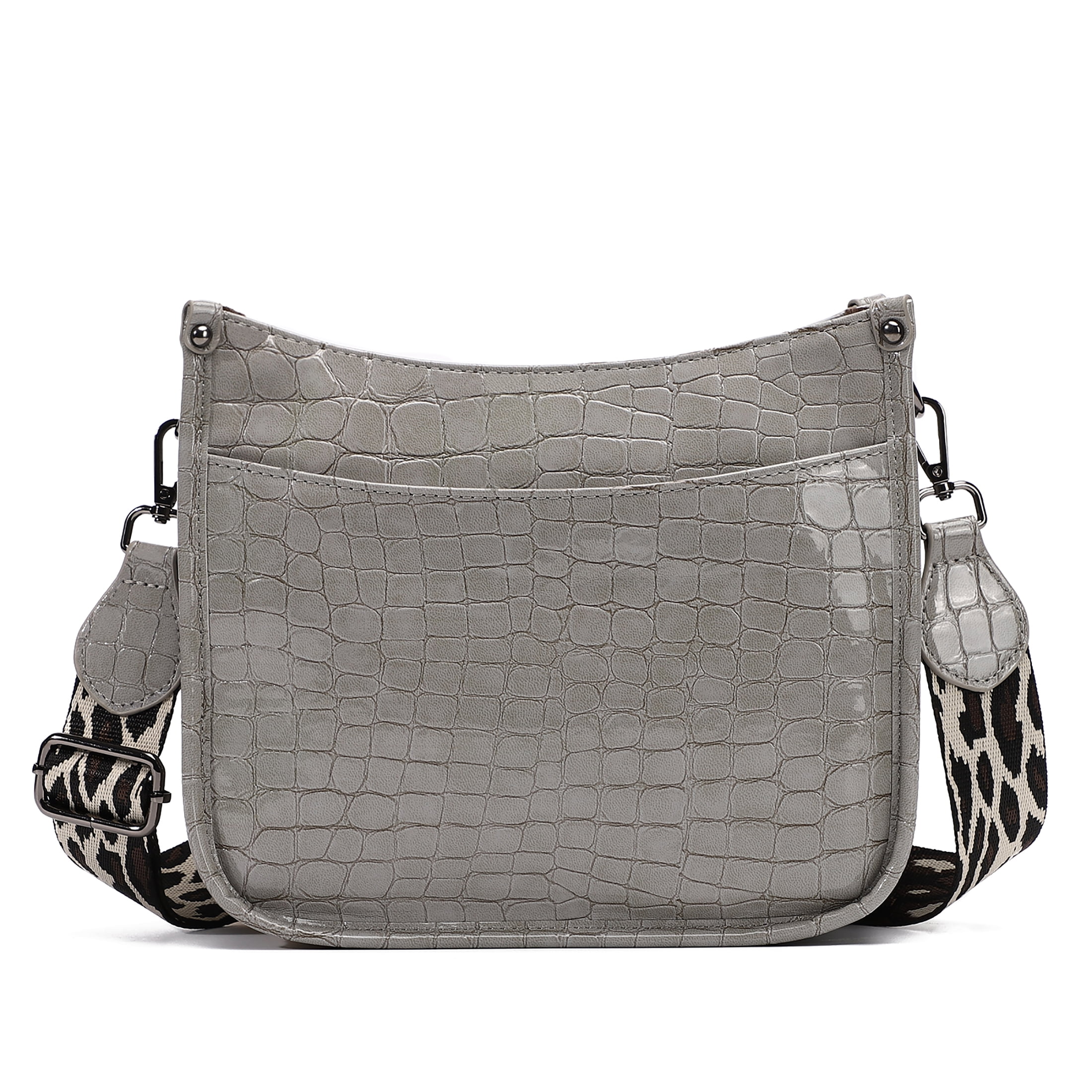 KL928 Vegan Leather Crossbody Bags for Women Shoulder Bag Stone Pattern