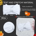 thumbnail image 2 of 3PCS Handmade Baby Girls Headbands Soft Stretchy Nylon Hair Bands Hair Accessories with Bows for Newborn Baby Girls Infant Toddlers Kids, 2 of 7