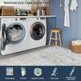thumbnail image 3 of Wonnitar 5'x7' Gray Boho Area Rug, 5x7ft Rugs for Bedroom Girls Nursery Area Rugs Soft Floral Playroom Rug, Machine Washable Pastel Rug Non Slip Floor Carpet for Large Living Room Bedroom Carpet, 3 of 13