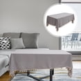 thumbnail image 2 of Nappe Décorative Couleur Unie avec Franges pour Salle à Manger, 2 of 8