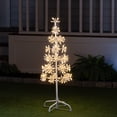 thumbnail image 1 of 3Ft Pre-Lit Metal Christmas Tree W/Trinkle LEDs Indoor Christmas Decoration, 1 of 3