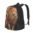 thumbnail image 1 of Disketp Majestic Cosmic Lion Mochila Minimalista de Gran Capacidad, Mochila de Viaje para Escuela, Trabajo o Uso Diario, 1 of 6