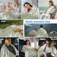 thumbnail image 5 of Coral Sage Green Cooling Blanket,Lightweight Breathable Summer Throw Blanket with Double Sided Cold Effect,Coastal White Ocean Marine Nautical Beach Picnic Blankets Bed Sheet for Hot Sleepers 30"x40", 5 of 8