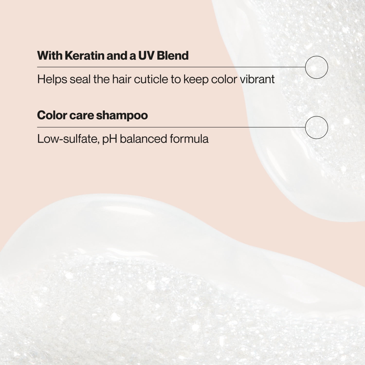 (6 pack) Suave Keratin Infusion Shampoo For Color Treated Hair, 48HR Frizz Control, 12.6 FL OZ