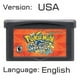 thumbnail image 4 of GBA Game Cartridge 32 Bit Video Game Console Card Series Ash Hoenn Johto Kanto Dark Violet Gaia Mewtwo Strikes Nameless, 4 of 4