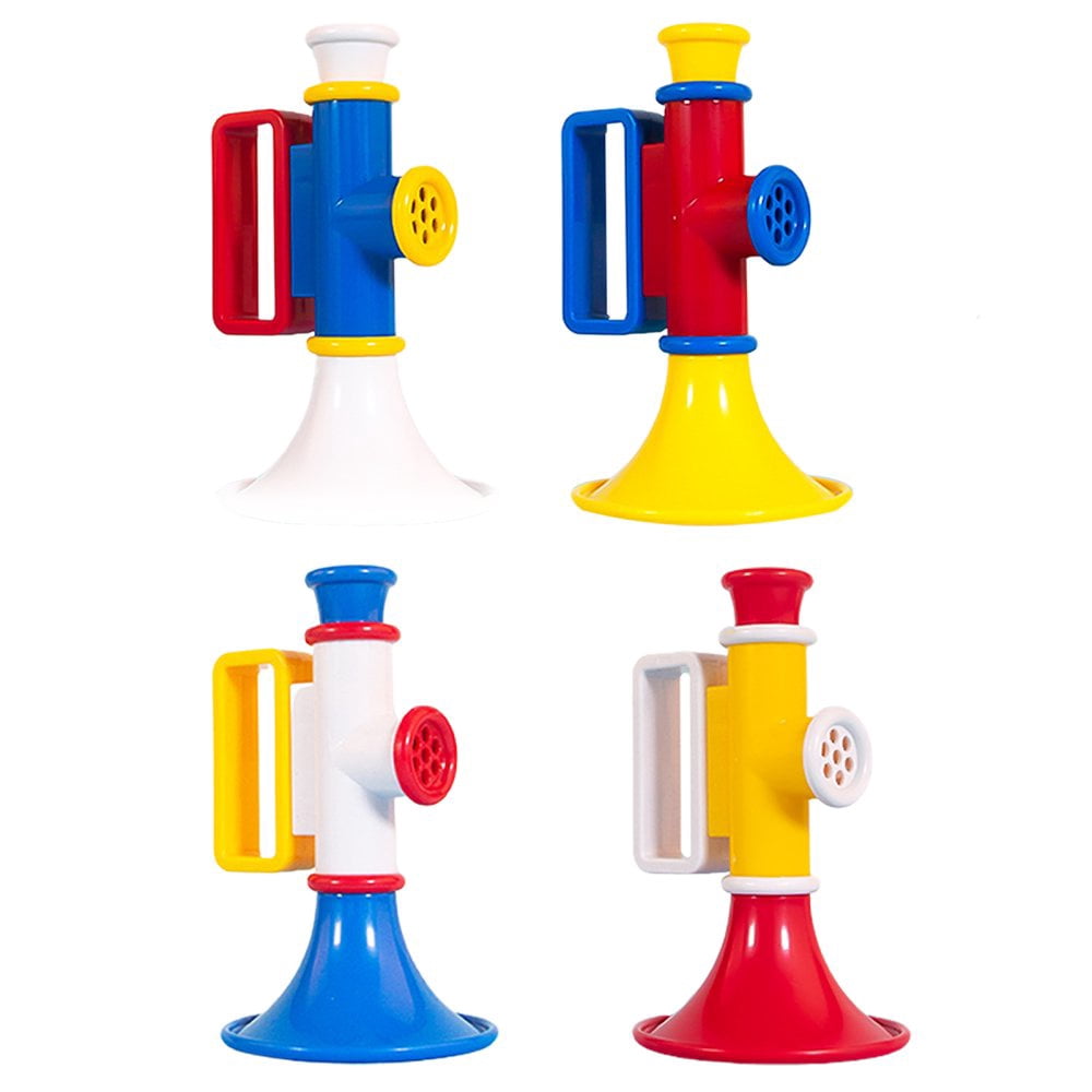 Trompette Jouet Pour Enfants - Dorée, Plastique PP Sans Danger, Instrument Musical éducatif