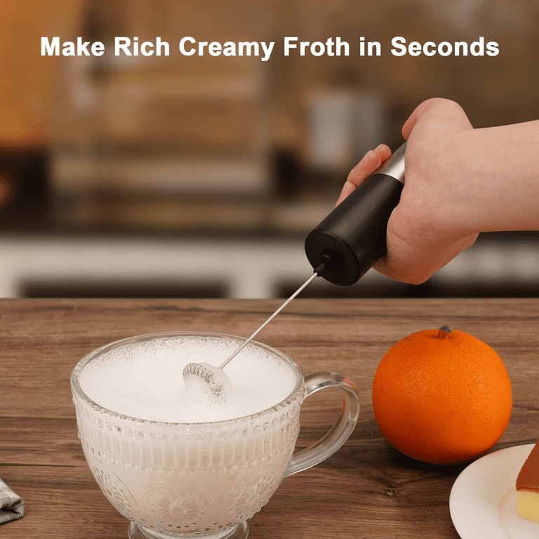 Milk Frother Handheld Battery Operated Electric Foam Maker Mini