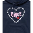 thumbnail image 2 of Bratz - Barbed Wire Heart - Men's Fleece Pullover Hoodie, 2 of 4