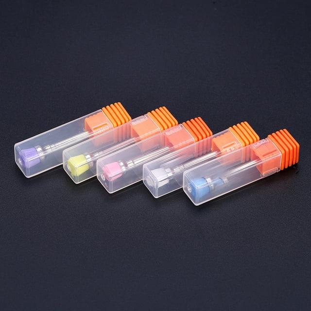 Loewten 5Pcs/Set Brush Head, Nail Dust Remover, For Nail Salon Home Use Women Girls