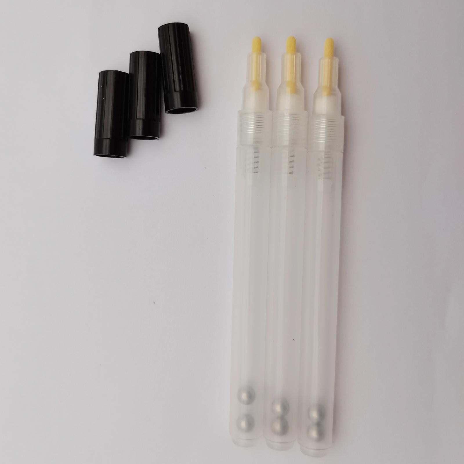 Sharplace 5Pcs Empty Refillable Pen Blank Paint Touch Markers Your Own Art Acrylic Water Base Paint Auto Painting for Art Painting