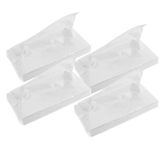 LNGOOR 4 Packs Travel Size Tissues Convenient Car Tissue Three-Layer Unscented Tissue For Family And Daily Commutes Vehicles Tissues for Car Visor