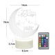 thumbnail image 1 of Luces Led De Noche Acrílicas 3D Para El Hogar, Luces De Escritorio, Luna, Estrellas, Control Remoto, Lámpara Colorida, Decoración De Fiesta, Regalos De Ramadán Musulmán Advancent HA017669-00, 1 of 7