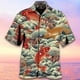 thumbnail image 4 of Camisas hawaianas de playa con estampado de animales en 3D para hombre y mujer, camisas de manga corta con personalidad Y2k, ropa con solapa, 4 of 5