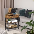 thumbnail image 4 of Coffee Table with Charging Station, Side Table with Usb Port and Power Outlet, Bedside Table with Storage Shelf for Small Space Living Room, Bedroom Brown, 4 of 5