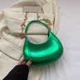 thumbnail image 4 of Bolso De Moda Bolso de hombro de moda Bolso de mensajero femenino de media luna de cuero de PU (verde) Tmvgtek Para Estrenar, 4 of 9