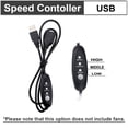 thumbnail image 1 of DC 5V USB 120mm 140mm DIY Router Fan 80mm W/Controller & Protective Net Desktop Cooling Fan 92mm TV Box Dual Ball Cooler Speed Controller, 1 of 6