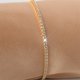 thumbnail image 2 of Sparkling 18K Gold Plated Tennis Bracelet with Cubic Zircon Inlay - Perfect Hand Jewelry for Women and Girls, 2 of 4