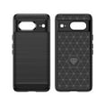 thumbnail image 2 of PANDACO Black Brushed Metal Case for Google Pixel 8, 2 of 3