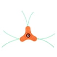 thumbnail image 1 of ZOUSSIQI Universal ABS Grass Cutter Trimmer Head With Line String Brush Cutter Lawn Mower JU316-69854, 1 of 10