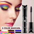 thumbnail image 2 of Juego de 6 juegos de rímel de colores, kit de regalo, blanco, azul, morado, negro, marrón, rosa, impermeable, natural, hipoalergénico, colorido, maquillaje, el mejor beneficio, voluminizador, alargami, 2 of 7