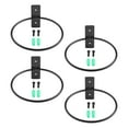 thumbnail image 4 of 4pcs Flower Pot Holder Rings Wall Mounted Metal Flower Wall Hanger Bracket Rings 4/5/6/8in Hanging Flower Pot Holder Rings, 4 of 12