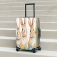 thumbnail image 6 of Honeii Happy Easter Elastic Luggage Cover, featuring double-sided printing, is the ideal companion for travel, business trips, and daily use(not included suitcase )-Small, 6 of 7