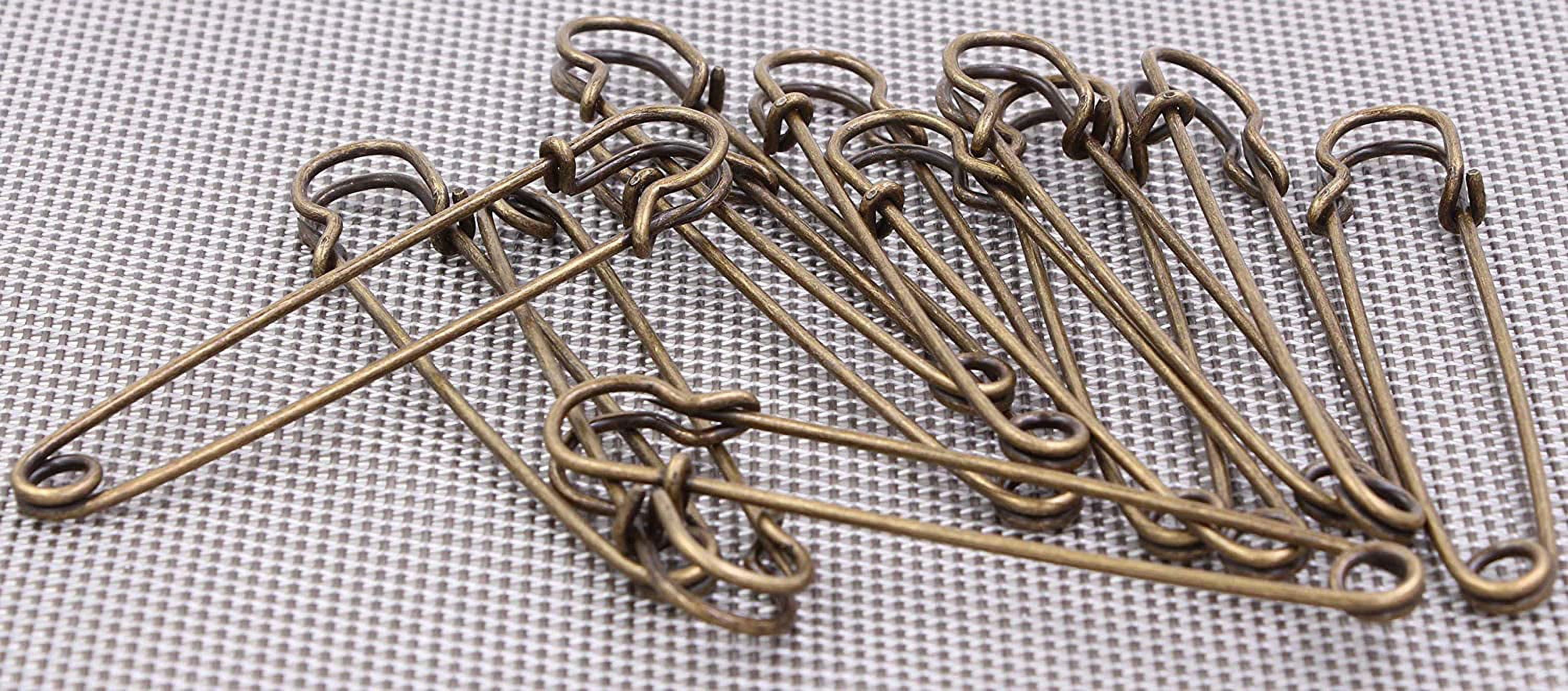  Bleiou 50 Pcs Safety Pins Heavy Duty Large Safety Pins