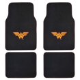 thumbnail image 1 of BDK Warner Bros DC Comics Classic Wonder Woman - Juego de 4 alfombrillas para coche, ajuste universal para coche, camión, furgoneta, SUV, parte delantera de 26.0 x 16.5 in, trasera de 14.0 x 16.5 in,, 1 of 1