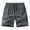Gray, variant on 1PCS Men's Fashion Casual Solid Color Shorts with Elastic Waistband and Functional Pockets, Lightweight Sports and Beach Pants for Summer Vacation Blue XXL(XXL)