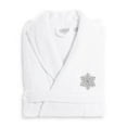 thumbnail image 2 of Authentic Hotel and Spa  Silver Snowflake Terry Cloth Turkish Cotton Bath Robe S/M, 2 of 2