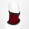 thumbnail image 4 of Unsiex Cycling Neck Wrap Thick Soft Plush Elastic Regular Fit Warm Windproof Cold Resistant Color Matching Outdoor Skiing Skating, 4 of 10