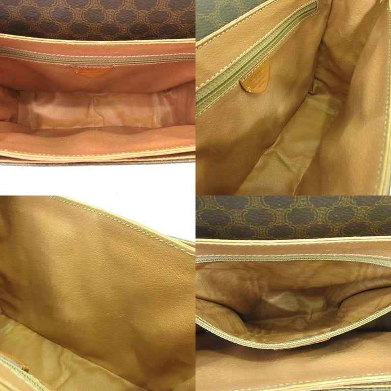 Vintage Gucci Crossbody Bag Brown Pvc