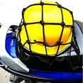 thumbnail image 2 of 12" x 12" Cargo Net 6 Hooks  for ATV, Motorcycle, Boat, Car,Bungee Net Strong Stretch Heavy-Duty Truck Bed Bungee Cord Net, 2 of 4